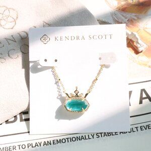 Kendra Scott Disney Elisa Gold London Blue Necklace